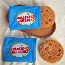 Plush Pet Doll Squeaky Scented Cookie Doll, Dog Food Hiding & Chewing Interactive Plush Doll, Soft Barking Doll - Royal Blue - View 4