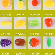 Children's Simulation Fruit And Vegetable Fruit Cutting Toy Kitchen Food Vegetable Can Be Cut Fruit Pizza Play House Set - Multicolor - View 9
