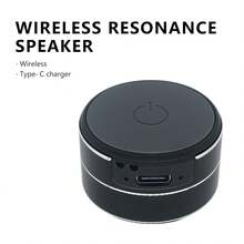 Compact Mini Resonance Guide Audio Wireless TWS Speaker - Immersive Bass Sound, Portable Design, Mini Size Music Player For Home,Outdoor,Travel, Easy Pairing, And Crystal-Clear Audio Quality - 黑色 - 查看 2
