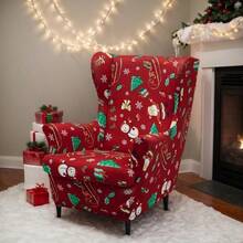 Chair Covers - Red Sole Christmas Print - View 17