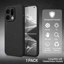 Ốp lưng bảo vệ màu đen mờ tương thích với Honor X9d, Honor X7d, Honor X6c, Magic7 Lite, Magic6 Lite, Magic5 Lite, Honor 200 Lite, Honor X6a, Honor X5b, Honor X5b Plus và các dòng điện thoại Honor khác. Ốp lưng này có khả năng bảo vệ camera, chống sốc, chống rơi và chống trầy xước. Bảo vệ mặt sau và khung điện thoại khỏi những va chạm và trầy xước hàng ngày. Chất liệu TPU mềm mại. - màu đen - Xem 8