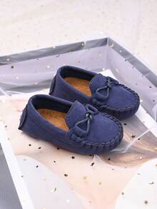 儿童休闲平底鞋，男女童户外防滑小鞋，学生跑步鞋，四季皆宜 - 藍色 - 查看 5