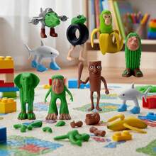 TendenciaTralalero Tralala, Set 8 Personajes, Tung Sahur, CocodriloCalidad premium - 1 - Ver 2