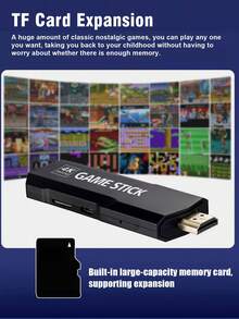 1 zestaw domowej konsoli do gier, wbudowane 40 000 klasycznych gier retro, 12 emulatorów PS1/FC, możliwość podłączenia do telewizora, obsługa dwóch bezprzewodowych kontrolerów, joystick HD Retro Arcade, mini kontroler do gier, odpowiedni do rozrywki rodzinnej, imprez i interakcji ze znajomymi - Wielokolorowe - Zobacz 12