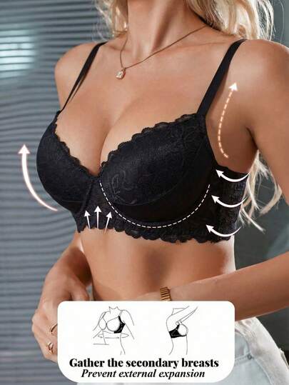 Women's Sexy Lace Padded Push-Up Bra