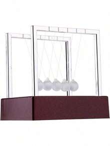 EstiloEstiloZerodis PéNdulo Newton Colorful LED Light Balance Ball Toy, Bola De PéNdulo De Ciencia FíSica Newton Cradle Pelota De Escritorio Juguete Divertido Decoration Art Work GiftsVersióN MejoradaVersióN Mejorada - 1 - Ver 10