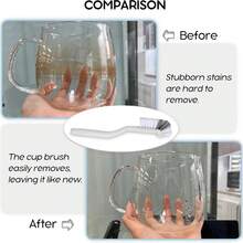 1/5/7 Pcs Multi-Purpose Household Cleaning Brush Kit , Nylon Bristles With Plastic Scrubbers & Scrapers | Soft & Hard Bristles For Kitchen (Pots, Dishes, Sinks), Bathroom (Bathtubs, Grout Lines), Hard-To-Reach Corners - Essential Manual Cleaning Tools For Home, RV & Garage. One Size = Random Small Brush. Brush Not Apricot, Refer To Images For Appearance | Color Difference Due To Shooting Light. - Apricot - View 7