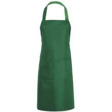 1pc/3pcs/6pcs/12pcs Unisex Black Apron, Machine Washable - Dark Green - View 5