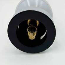 Matte Black 304 Stainless Steel Vessel Sink Drain With Overflow, Pop-Up Lavatory Vanity Drain Stopper - Black - View 3