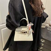 优雅简约风格女士手提包 - 2026 春季新款时尚包 - 白色 - 查看 5