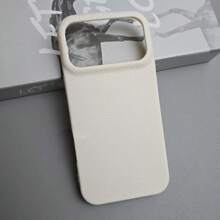 白色软硅胶皮革纹理手机壳,兼容 17 Pro Max/17 Pro/17/16 Pro Max/16/16 Pro/16 Plus/16E/15/15 Plus/15 Pro/15 Pro Max/13/14 Pro Max/13 Pro/13 Pro Max/14 Pro/14 Pro Max/14 Plus,简约设计 - 白色-皮紋 - 查看 7