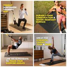 - Non - Slip Gym, Black, 72 Inchx 24 Inch - Black - View 1