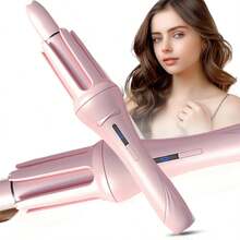 LEFINEE 1pc Electric Automatic Hair Curler With 28mm Barrel, Rotating Curling Iron, 4 Temperature Modes, Anti-Scald Design, Loose Waves & Beachy Curls, Suitable For Hair Styling - Xem 1