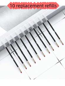 5支时尚银色DIY串珠笔，饰有大量水钻，适合派对装饰、节日礼物，是女性的理想之选。 - 彩色 - 查看 3