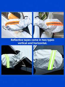 Extra Large & Long Car Cover, All-Season Universal Dust, Snow, Sun Protection Car Cover, Sun Shade, Winter Frost Protection, Summer Sun Protection, Car Accessories, Tire Cover, Car Necessity - Upgraded and Thickened Version - Multiple Colors - View 4