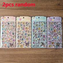 2/4 piezas Pegatinas de fantasmas de estilo japonés aleatorio, adecuadas para scrapbooking, diarios DIY, papelería linda, decoración del hogar y la escuela, fundas de teléfono, regalos festivos - Multicolor - Ver 9