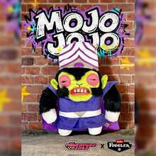 Spin Master FugglerxPowerpuff Girls Series Funny Ugly Monster, 9 Inch Collectible Plush Dolls, Official Genuine Buttercup/Bubbles/Blossom/Mojo, Stuffed Animal With Human-Like Teeth, Holiday Birthday Gift For Kids And Adults - Mojo - View 3