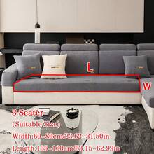 1pc All Season Jacquard Plush Anti-Slip Sofa Seat Cushion Cover, Soft & Skin-Friendly Modern Style, Pet-Proof & Elastic Sofa Slipcover, Suitable For L-Shaped Combination Sofa And 1/2/3/4 Seater Sofa (Sold Individually) - Dark Grey - View 17