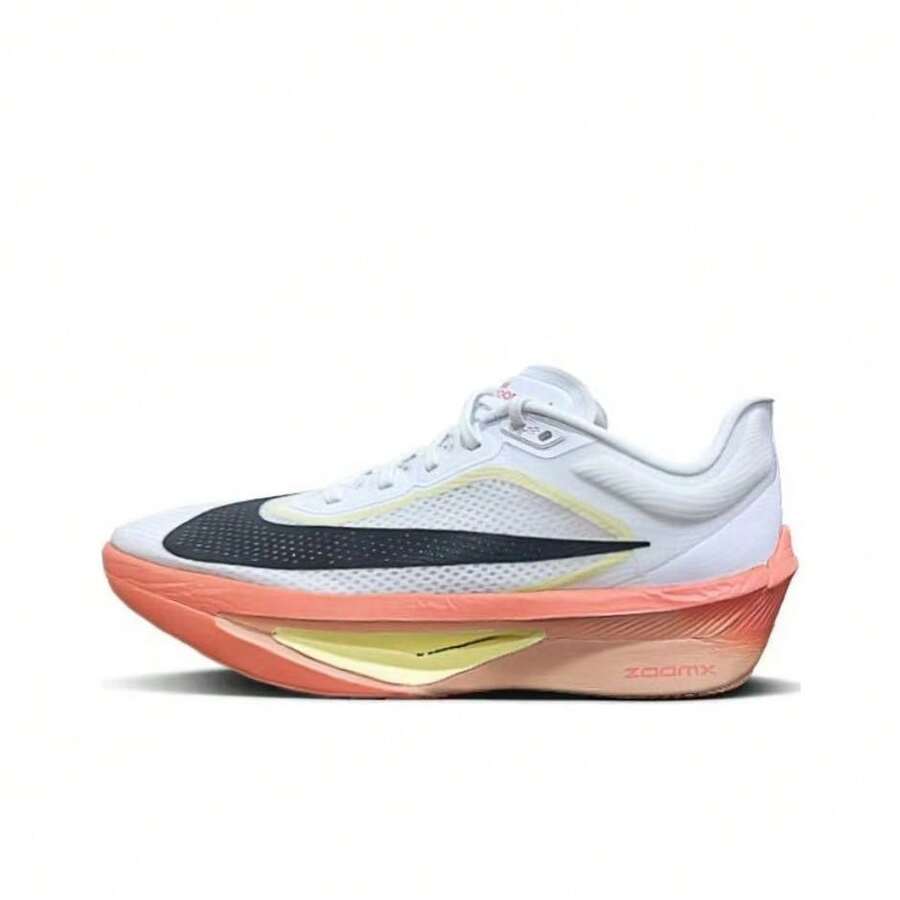 Nike Men's Zoom Fly 6 Road Running Shoes - White Orange - View 1