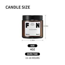 Scented Soy Candle With Wooden Wick Amber Jar Crackling Candle Perfume Aroma Healing Gift 4oz Late Night S*X - 琥珀色 - 查看 8