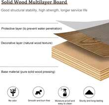 Nordivo Robot Vacuum Stand Cabinet,Storage Cabinet With Doors For Robot Vacuum Cleaner,End Side Table For Home Office,Wood Freestanding Rack For Living Room Home Office Kitchen(White) - MàuD - Xem 4