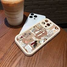 Funda para teléfono con diseño de ilustraciones religiosas y mensajes inspiradores. Compatible con fundas para teléfonos ,  17,  16 Pro Max,  15 Pro Max,  13 y  12. Fabricada en TPU, ofrece protección contra golpes y caídas. Un regalo ideal para familias, amigos, parejas, novios/novias y para celebraciones especiales. - Blanco - Ver 5
