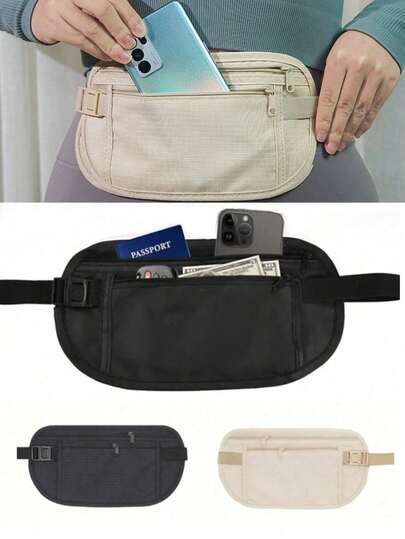 2026 New Outdoor Travel Belt - Hidden Passport Wallet, Running Waist Bag, Security Cash Clip, Hidden Wallet, Anti-Theft Waist Pack, Suitable For Outdoor Activities, Discreet Running Travel Belt, Unisex Marathon Running Outdoor Cycling Fitness Waist Bag With Water Bottle Holder, Waterproof Phone Sports Waist Pack, Professional Running Waist Pack, Sports Belt Bag, Phone Pouch, Unisex Hidden Pocket, Fitness Sports Bag, Running Pouch