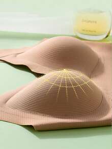 4件套女士无缝无钢圈休闲舒适文胸 - 彩色 - 查看 4