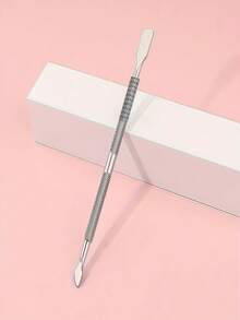 1pc Stainless Steel Cuticle Pusher/Nipper, Dual-Ended Cuticle Remover/Nail Polish Remover, Manicure Supplies, Nail Art Tools, Back To School, Nail Care, Nail Tools (For Artificial Nails) - Multicolor - View 6