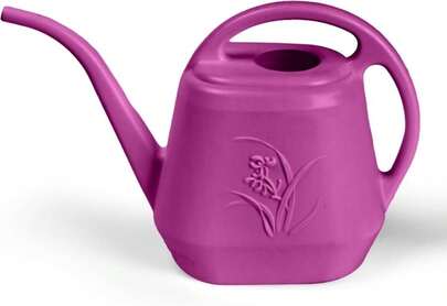 UFANME Plant Watering Can - 1\/2 Gallon - Rose Red