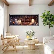 Bimkole Large Diamond Art Kits For Adults Ghost, Full Drill 5D DIY Rhinestone Embroidery Set Paint With Diamonds Art Library By NFUmberss Kits Cross Stitch Home Wall Craft Decoration 31.5x11.81 Inch - 大型三鬼 - 查看 5