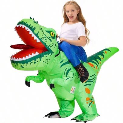 - Disfraz inflable de dinosaurio para nios y nias 3 aos