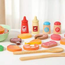 Kids DIY Salad Toy Set, Food Ingredient Recognition DIY Matching, Suitable For Boys And Girls Food Ingredient Recognition Creative DIY Food Pretend Play Toy Set, Children's Birthday Gift, Children's Day Gift - Multicolor - View 6