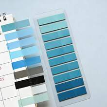 1pc/7pcs/20pcs Gradient Multi-Color Mixed Index Sticky Notes, 200 Sheets Per Card, Self-Adhesive Page Markers, Office & School Supplies For File Organization And Note Taking - Multicolor - View 16