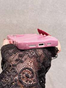 1 Pc Apple Glitter Liquid Case Compatible With IPhone 14 Pro Max/13/12/11 Protective Cover Compatible With IPhone 15 Pro Max/15 Pro/15 Waterproof Shockproof Anti-Fall Scratch Resistant - 淡紫色 - 查看 4