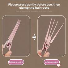 1pc Fluffy Hair Clip, High Crown Puff Hair Clip, Hair Volumizing Tool, Bangs Clip - Multicolor - View 7