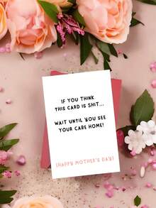Rude, Funny Mother's Day Card For Mum Or Mom On Mother'S Day Including Envelope - Multicolor - View 4