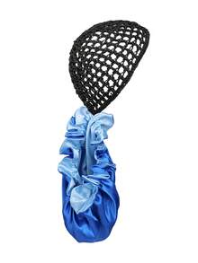 2 In1 Wrap Cap Bonnet Reversible,Adjustable Hair Wrap Cap Nettie Band Net, Double Layered Long Hair Silk Press Set Braid Bonnet For Curly Hair Care - Multicolor - View 9