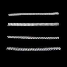 一套 4 个不同尺寸的戒指调节器，适用于松动的戒指，透明硅胶戒指保护套，男女皆宜，戒指调节器可让您在不改变戒指尺寸的情况下调节戒指。