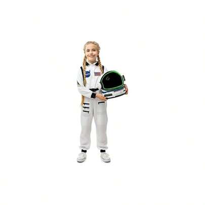 - Disfraz de astronauta para nios con casco, casco espacial para nios y nias con visera mvil y sonidos de misin