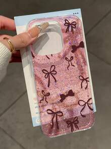 Premium IMD Glitter Gradient Glossy Butterfly Painted Shockproof Phone Case Compatible With IPhone 17pro/17Air /17/17promax 16/11/16pro/16plus/16promax/16e/15Promax/13/14/12/XS/XR/7G/8P, Premium Glitter Gradient Gloss Case Compatible With Iphone 15Promax, New 14 Anti-Fall 13 Male Female 12/11 Ultra-Thin Matte 14promax/11/14/13/Premium Plus Minimalist 15 Soft Silicone Shockproof Phone Protective Case - Multicolor - View 3