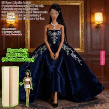 12.6 Inch 1/6 Scale MJD/BJD Super Model Doll, 12-Joint Ball-Jointed Articulated Posable, Exquisite Realistic Makeup Smooth Skin Fluffy Hair, DIY Outfit-Friendly, Premium Holiday Souvenir Birthday Christmas Valentine's Gift, Collector-Grade Display Ornament (Doll Only, No Clothes) - DollOnlyNoAttire - View 13