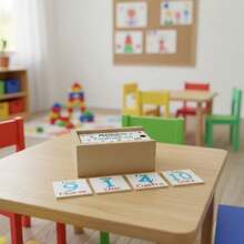 Juego de Memoria Bilingüe Números Educativos Calidad Premium - 1 - Ver 9