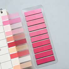 1pc/7pcs/20pcs Gradient Multi-Color Mixed Index Sticky Notes, 200 Sheets Per Card, Self-Adhesive Page Markers, Office & School Supplies For File Organization And Note Taking - Multicolor - View 29