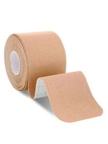 2.5-15厘米胸带（两种宽度可选），专为小胸女性设计，支撑胸部，使胸部看起来更娇小，防止下垂，夏季提拉胸部，胸部绷带，弹性面料 - 卡其色 - 查看 5