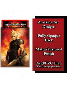 EstiloEstiloPaquete De 102 Fundas Para Cartas De Juego De Caballero Vampiro, Perfectas Para Mazos De Comandante De Vampiros MTG Como Edgar Markov, Fundas Para Tarjetas De Arte Premium Magic The GatheringVersióN MejoradaVersióN Mejorada - Mercenarios de anime - Ver 5