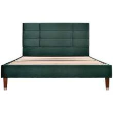 Double Bed With Slatted Base And Slatted Base, Optional 140x200cm Extra Bed (With Feather Mattress) In Multicolour. - Green - View 2