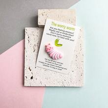 5 Sets Exquisite English Encouragement Pocket Hug Card Holiday Anxiety Relief Blessing Card Small Postcard Greeting Card - Pink - View 12