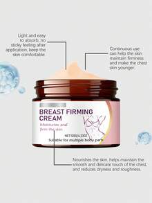 1 Caja 120g Crema Levanta Pechos, Crema Levanta Pechos Iluminadora e Hidratante para Mujeres, Efecto de Cuidado Suave y Delicado, Adecuada para Hidratación y Masaje Diario, También se Puede Usar como Loción Corporal. Este Producto es Conveniente de Llevar y Adecuado para el Uso de Cuidado Diario. - Crema para levantar el pecho - Ver 6