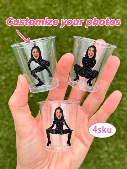 24pcs Customized Shot Glass Stickers,Stickers For Single Ladies And Single Men Party Gifts, Personalized Beverage Decorations, Colorful And Bright, Shot Glass Stickers Personalized Bachelorette Decorations Hen Party Favors Custom Shot Glass Stickers Groom Photo Shot Glass Birthday Decor,Wedding Stickers Scrapbook Supplies Funny Stickers Scrapbooking Supplies Kindle